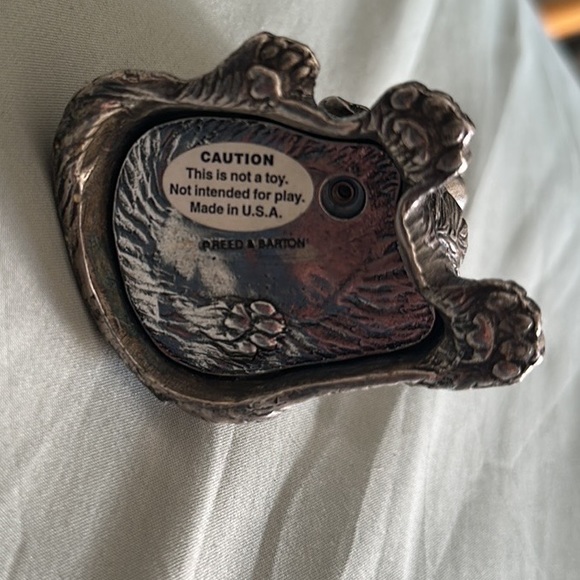 Reed & Barton Cocker Spaniel Puppy Mini Music Box without Twist - Picture 4 of 6